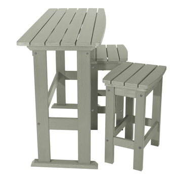 Lehigh 3pc Counter Height Balcony Set Dining Highwood USA 