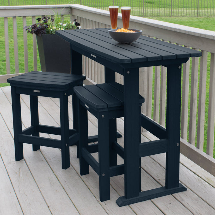 Lehigh 3pc Counter Height Balcony Set Dining Highwood USA 