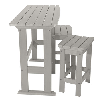 Lehigh 3pc Counter Height Balcony Set Dining Highwood USA 