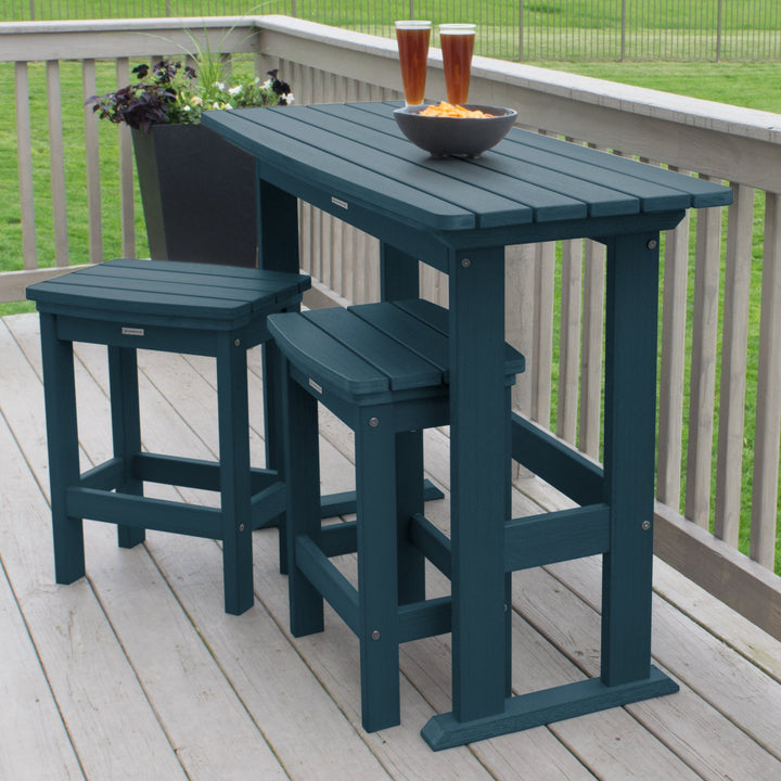 Lehigh 3pc Counter Height Balcony Set Dining Highwood USA 