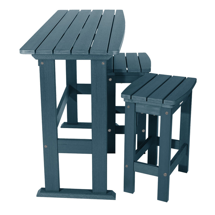 Lehigh 3pc Counter Height Balcony Set Dining Highwood USA 