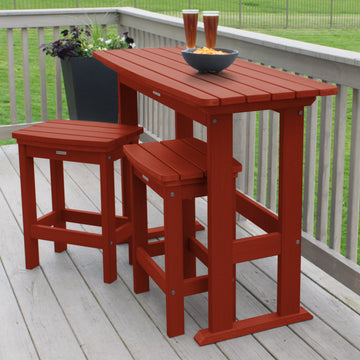 Lehigh 3pc Counter Height Balcony Set Dining Highwood USA 