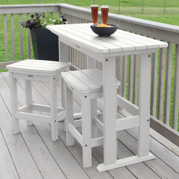 Lehigh 3pc Counter Height Balcony Set Dining Highwood USA 