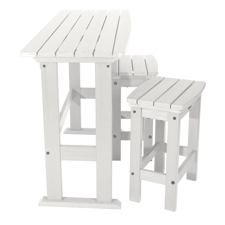 Lehigh 3pc Counter Height Balcony Set Dining Highwood USA 