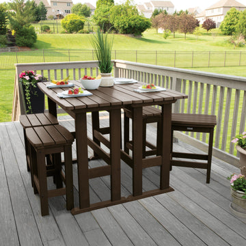 Lehigh 6pc Counter Height Balcony Set Dining Highwood USA 