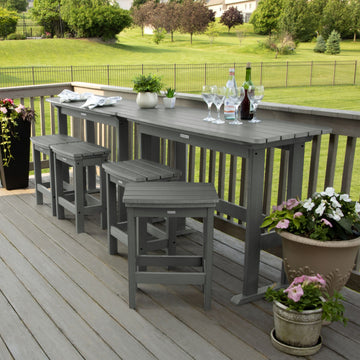 Lehigh 6pc Counter Height Balcony Set Dining Highwood USA 