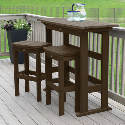 Lehigh 3pc Bar Height Balcony Set Dining Highwood USA 