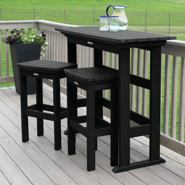 Lehigh 3pc Bar Height Balcony Set Dining Highwood USA 