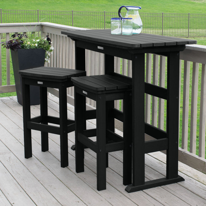 Lehigh 3pc Bar Height Balcony Set Dining Highwood USA 