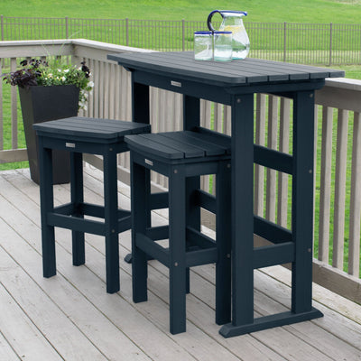 Lehigh 3pc Bar Height Balcony Set Dining Highwood USA 