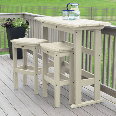 Lehigh 3pc Bar Height Balcony Set Dining Highwood USA 