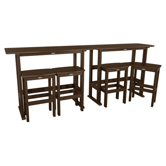 Lehigh 6pc Bar Height Balcony Set Dining Highwood USA 