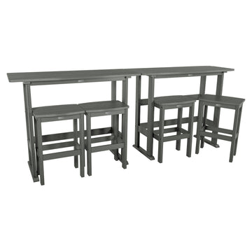 Lehigh 6pc Bar Height Balcony Set Dining Highwood USA 