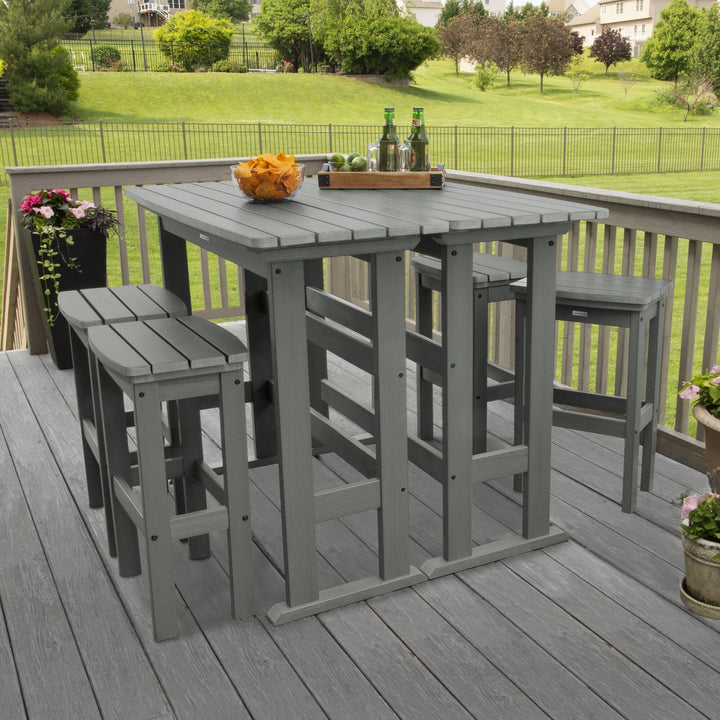 Lehigh 6pc Bar Height Balcony Set Dining Highwood USA 