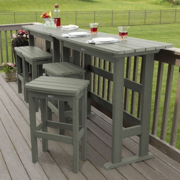 Lehigh 6pc Bar Height Balcony Set Dining Highwood USA 