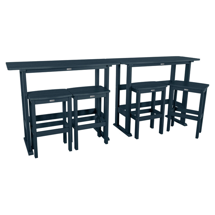 Lehigh 6pc Bar Height Balcony Set Dining Highwood USA 