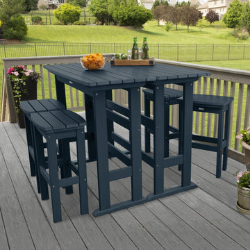 Lehigh 6pc Bar Height Balcony Set Dining Highwood USA 