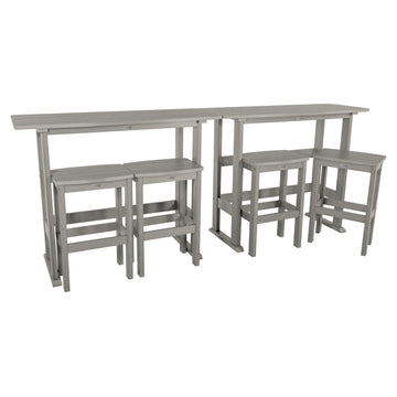 Lehigh 6pc Bar Height Balcony Set Dining Highwood USA 
