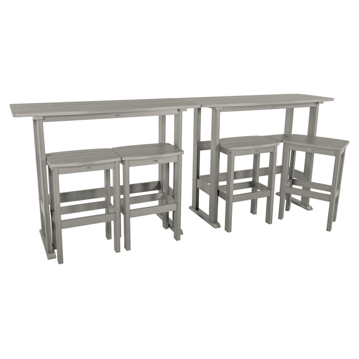 Lehigh 6pc Bar Height Balcony Set Dining Highwood USA 