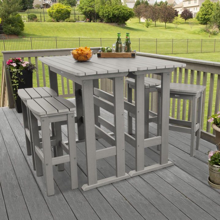 Lehigh 6pc Bar Height Balcony Set Dining Highwood USA 