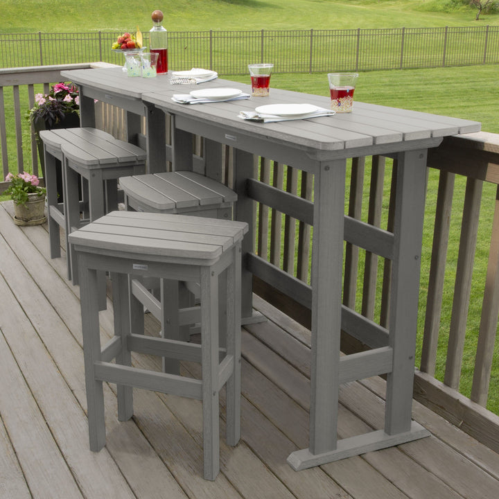 Lehigh 6pc Bar Height Balcony Set Dining Highwood USA 