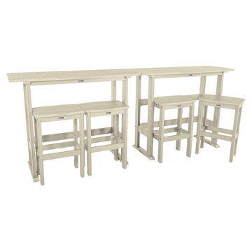 Lehigh 6pc Bar Height Balcony Set Dining Highwood USA 