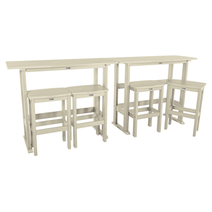 Lehigh 6pc Bar Height Balcony Set Dining Highwood USA 