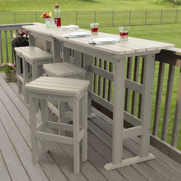 Lehigh 6pc Bar Height Balcony Set Dining Highwood USA 