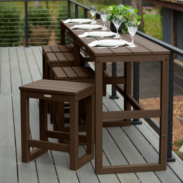 Monroe Modern Counter Height Balcony 6 Piece Set Dining Highwood USA 