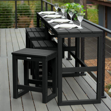 Monroe Modern Counter Height Balcony 6 Piece Set Dining Highwood USA 