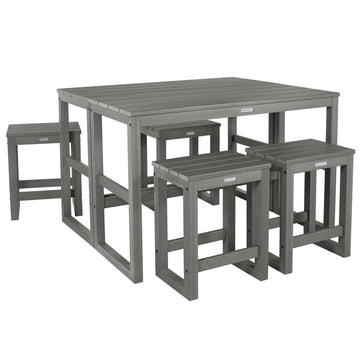 Monroe Modern Counter Height Balcony 6 Piece Set Dining Highwood USA 