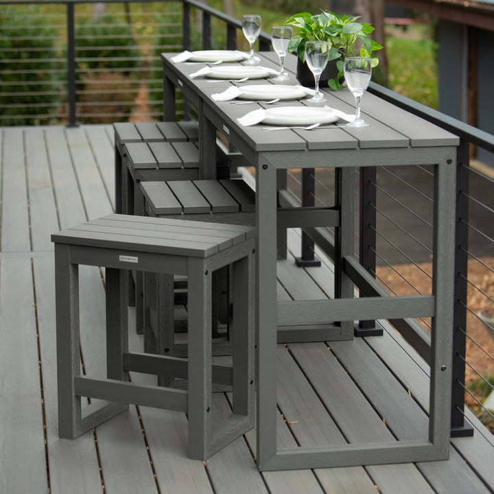 Monroe Modern Counter Height Balcony 6 Piece Set Dining Highwood USA 