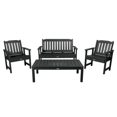 Lehigh Garden Conversation Set Kitted Sets Highwood USA Black 