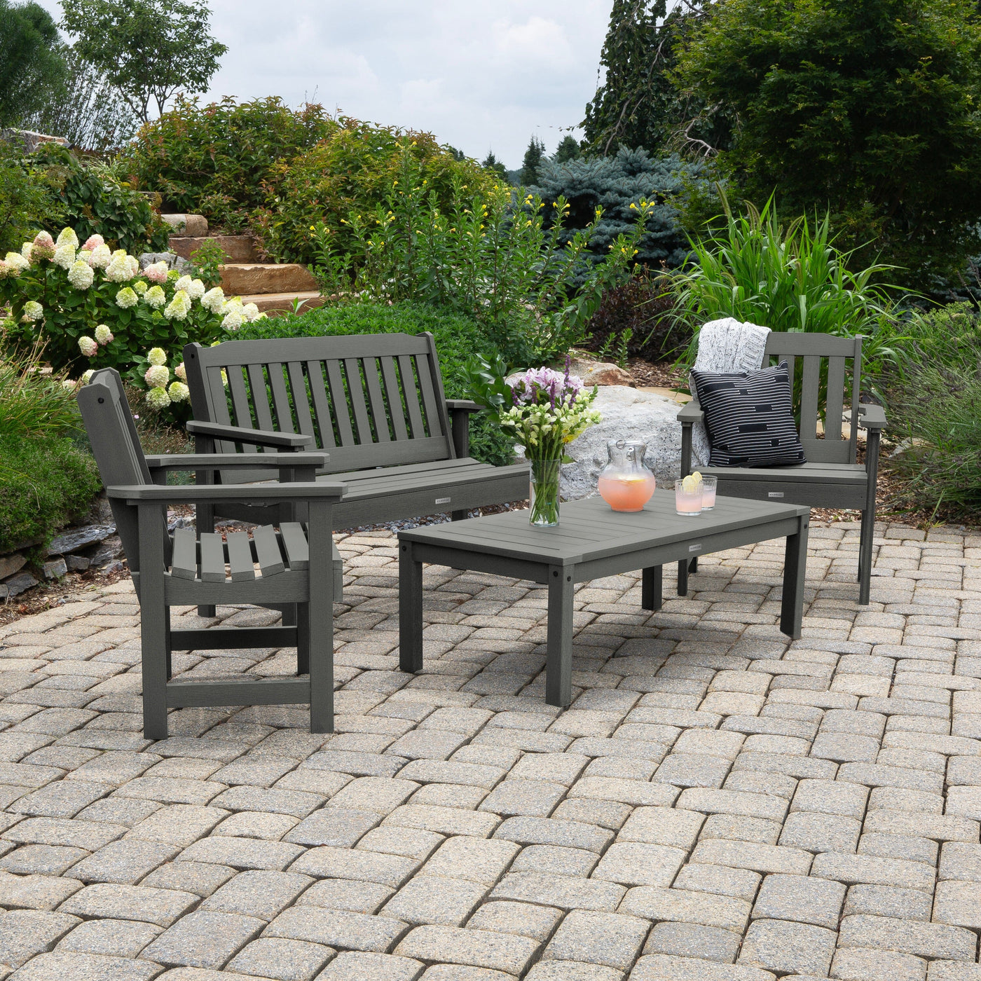 Lehigh Garden Conversation Set Kitted Sets Highwood USA 