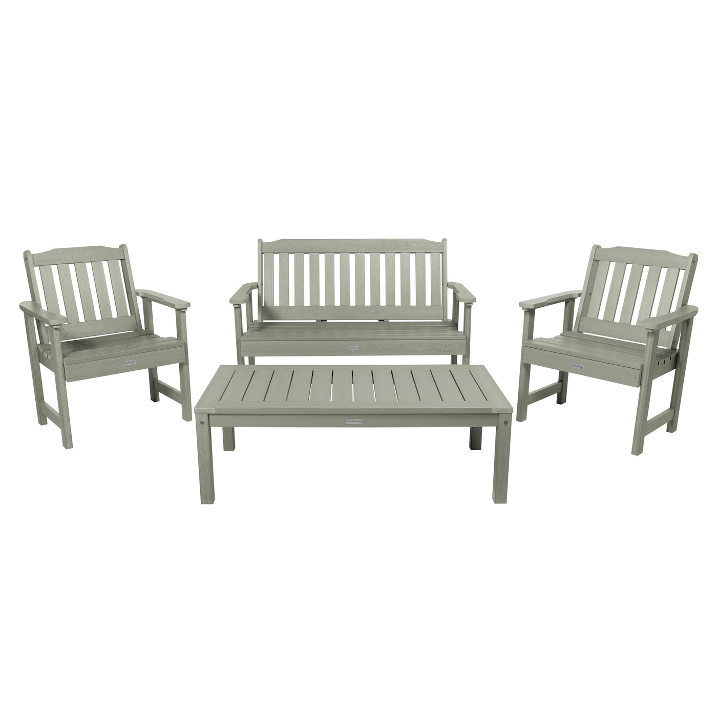 Lehigh Garden Conversation Set Kitted Sets Highwood USA Eucalyptus 