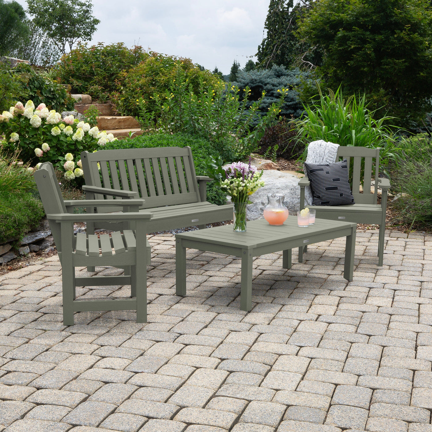 Lehigh Garden Conversation Set Kitted Sets Highwood USA 