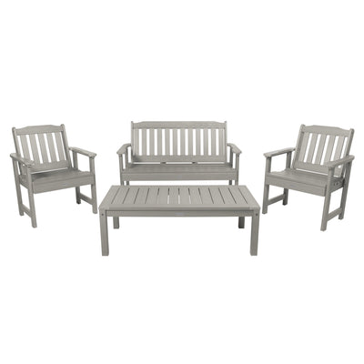 Lehigh Garden Conversation Set Kitted Sets Highwood USA Harbor Gray 