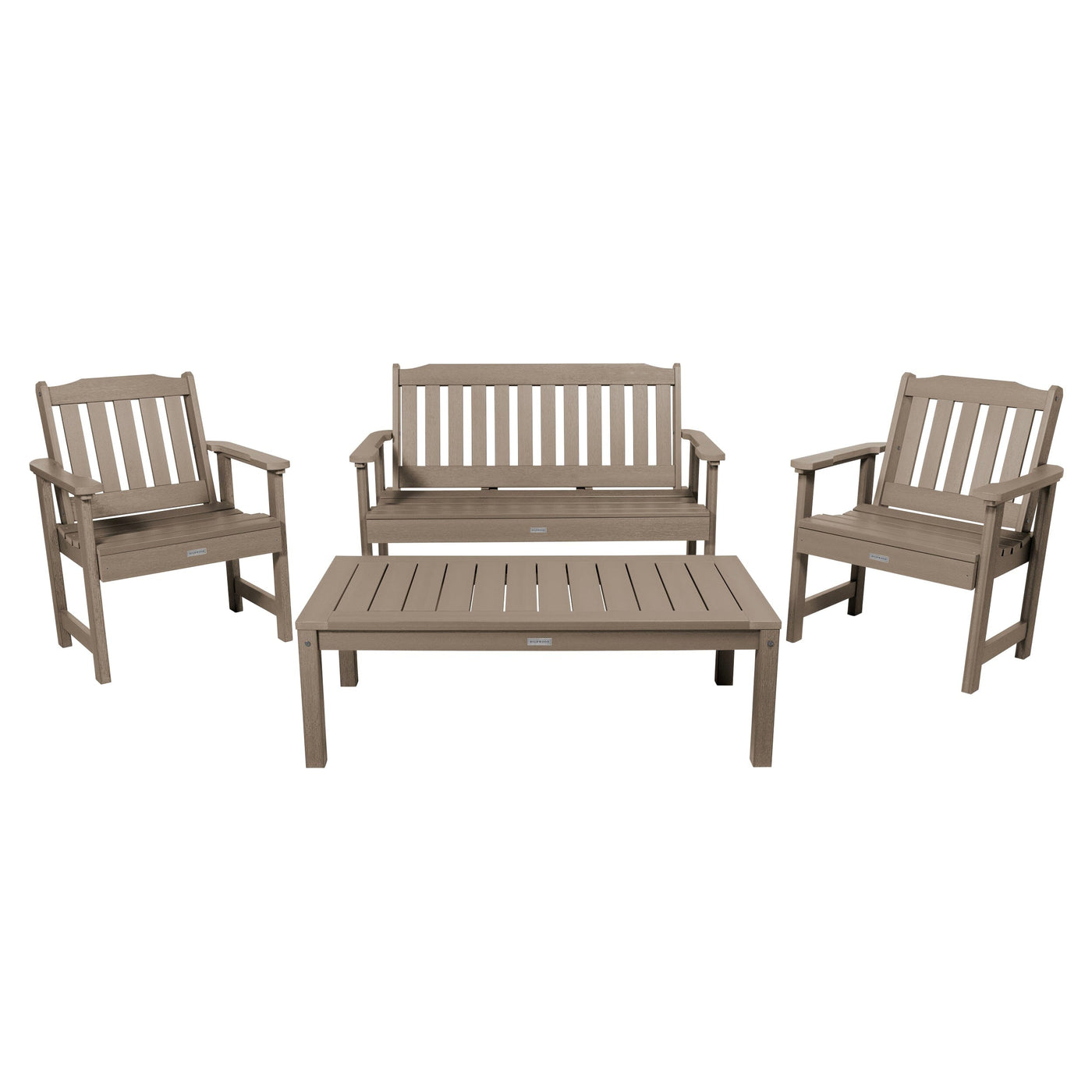 Lehigh Garden Conversation Set Kitted Sets Highwood USA Woodland Brown 