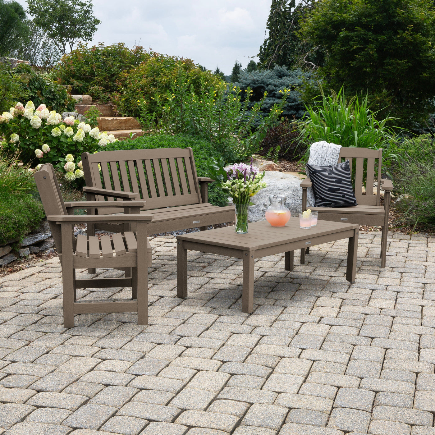 Lehigh Garden Conversation Set Kitted Sets Highwood USA 