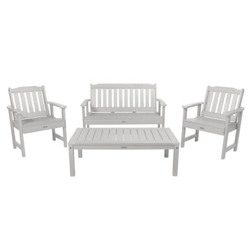 Lehigh Garden Conversation Set Kitted Sets Highwood USA White 
