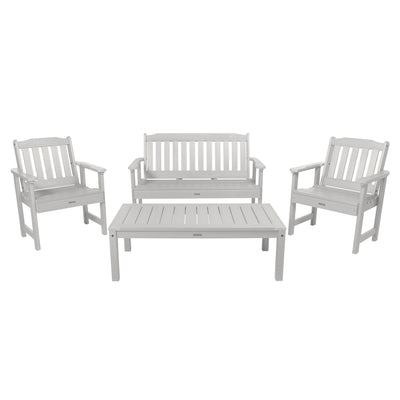 Lehigh Garden Conversation Set Kitted Sets Highwood USA White 