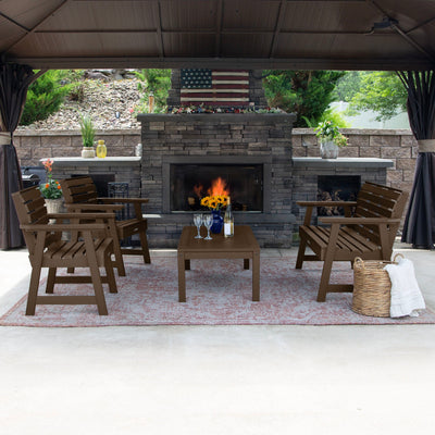 Weatherly Garden Conversation Set Kitted Sets Highwood USA 