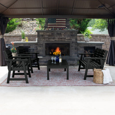 Weatherly Garden Conversation Set Kitted Sets Highwood USA 