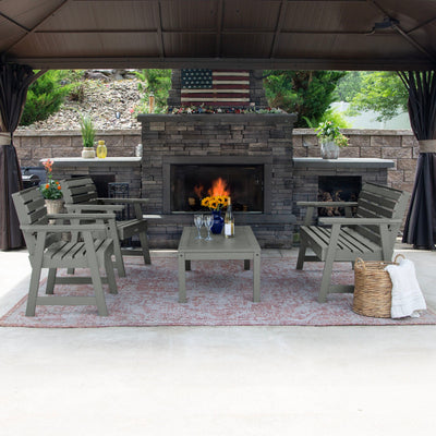 Weatherly Garden Conversation Set Kitted Sets Highwood USA 