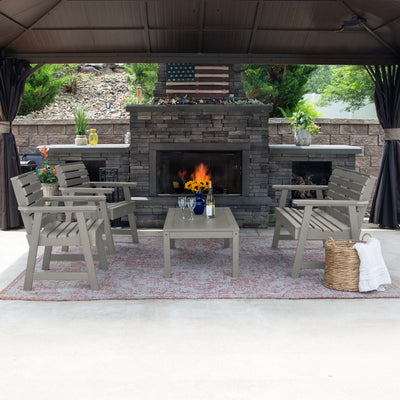 Weatherly Garden Conversation Set Kitted Sets Highwood USA 