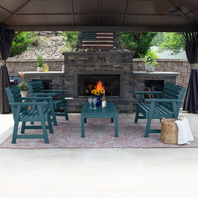 Weatherly Garden Conversation Set Kitted Sets Highwood USA 