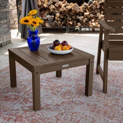 2 Weatherly Garden Chairs with Square Side Table Kitted Sets Highwood USA 