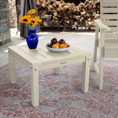 2 Weatherly Garden Chairs with Square Side Table Kitted Sets Highwood USA 