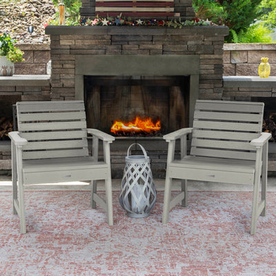 Set of 2 Weatherly Garden Chairs Kitted Sets Highwood USA 