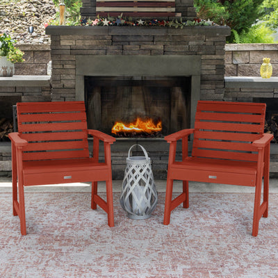 Set of 2 Weatherly Garden Chairs Kitted Sets Highwood USA 